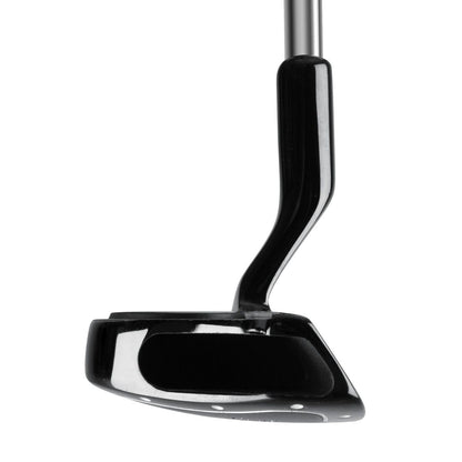 toe view of the Intech EZ Roll Black Nickel Golf Chipper club head