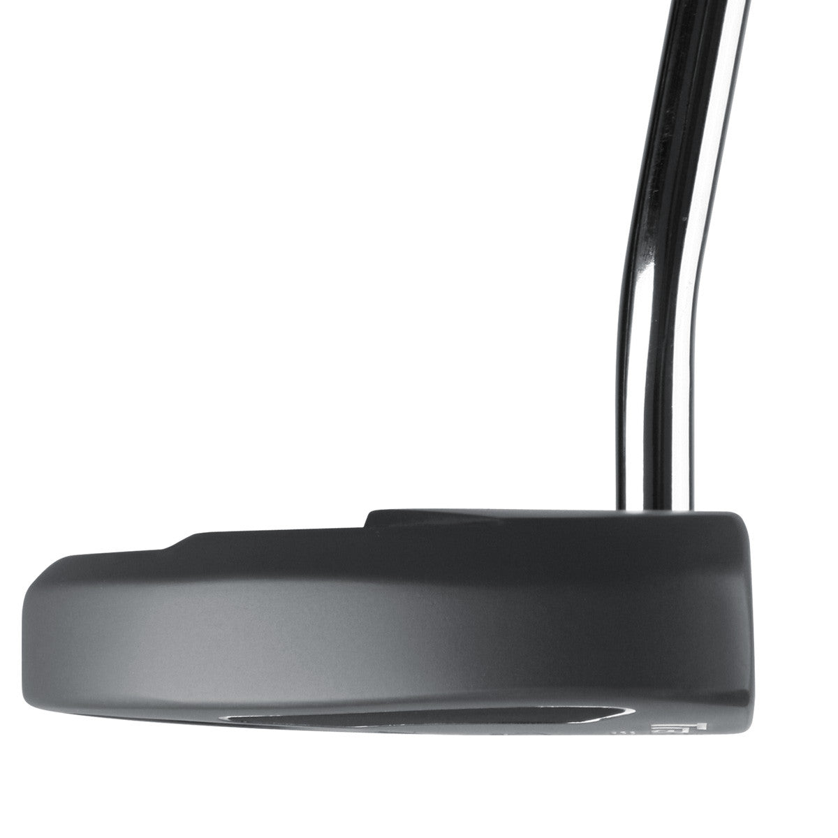 toe view of the Intech Trakker Series 2 Mallet Putter with double bend putter shaft
