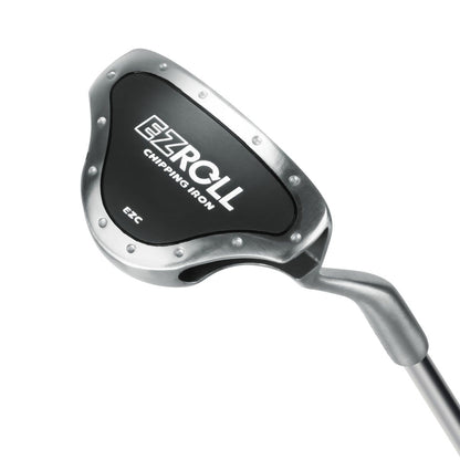 sole view of a right handed Intech EZ Roll Black/Silver Golf Chipper