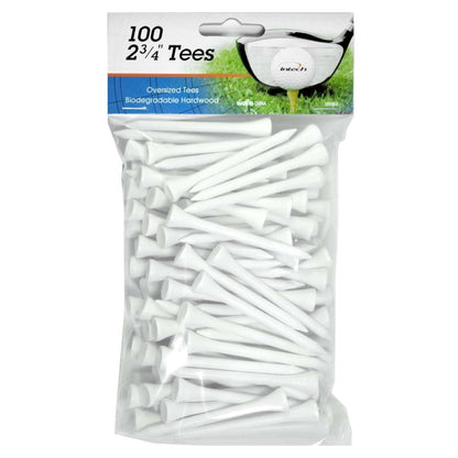 pack of 100 white Intech 2 3/4-Inch Golf Tees