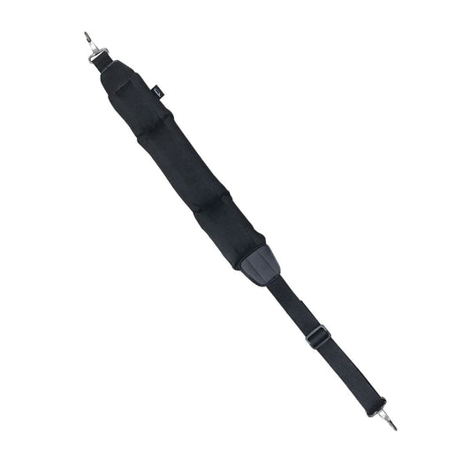 flat view of an Intech Single Padded Adjustable Golf Bag Strap