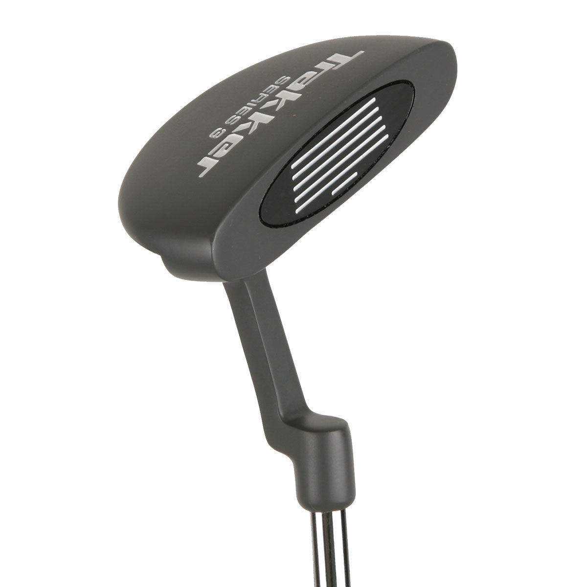 angled sole and face view of the Intech Trakker Series 3 Semi-Mallet Putter with soft face insert