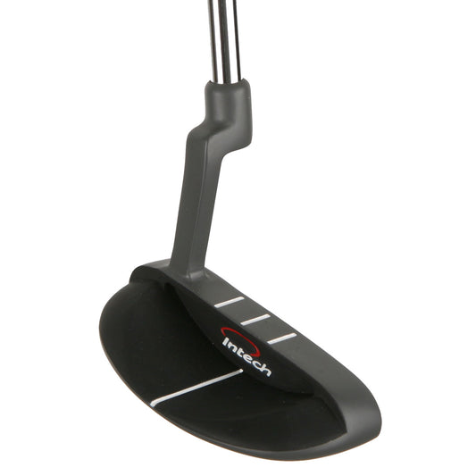 angled top and back view of the Intech Trakker Series 3 Semi-Mallet Putter