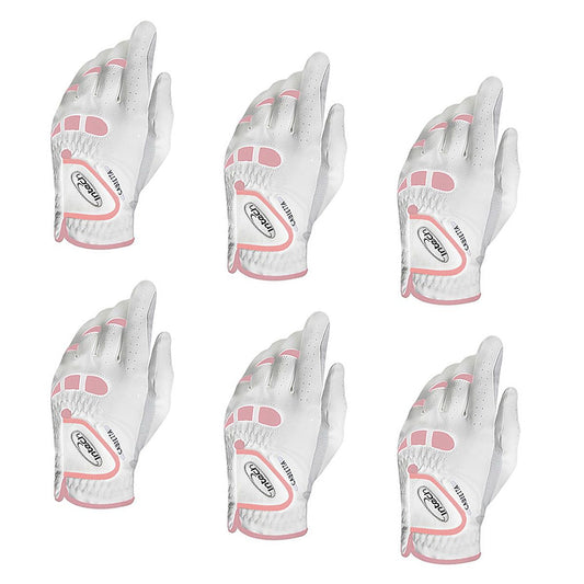 6 Intech Women's Cabretta Leather Golf Gloves