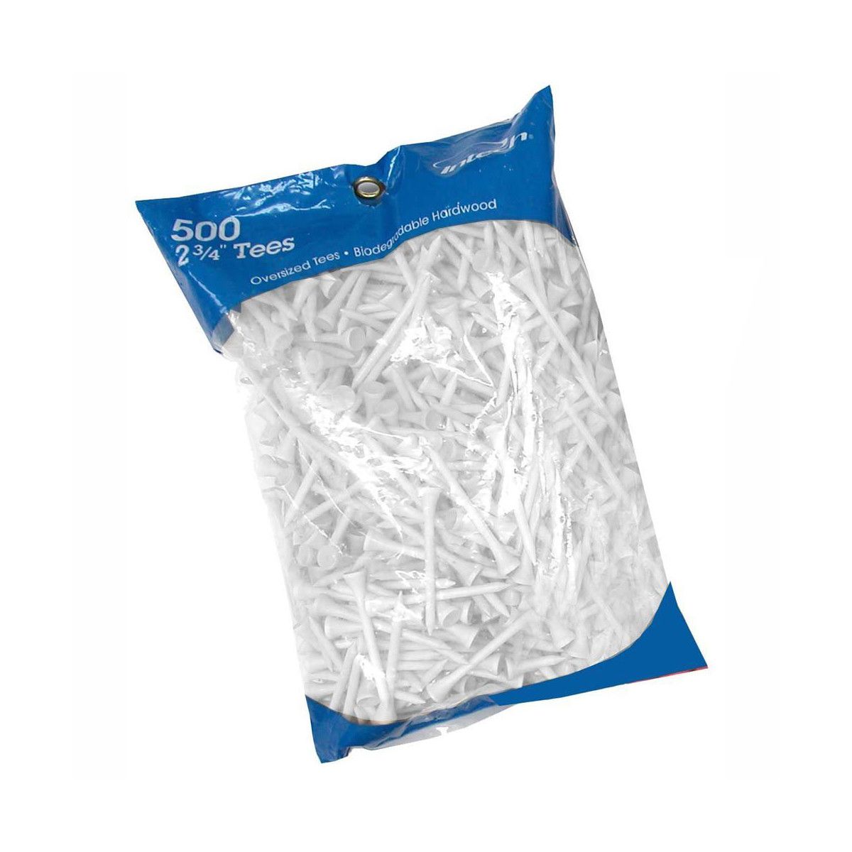 pack of 500 white Intech 2 3/4-Inch Golf Tees