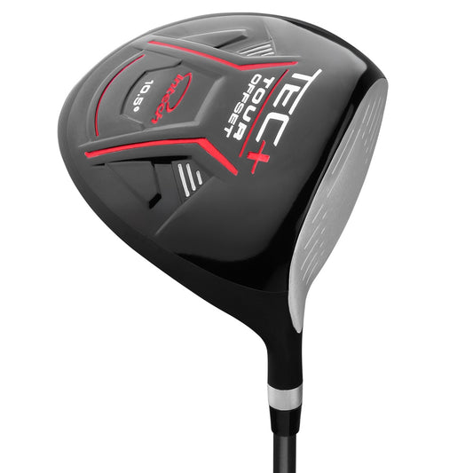 angled sole and face view of the Intech Tec+ Tour Offset Driver