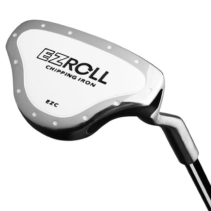 sole view of the Intech EZ Roll White/Silver Golf Chipper