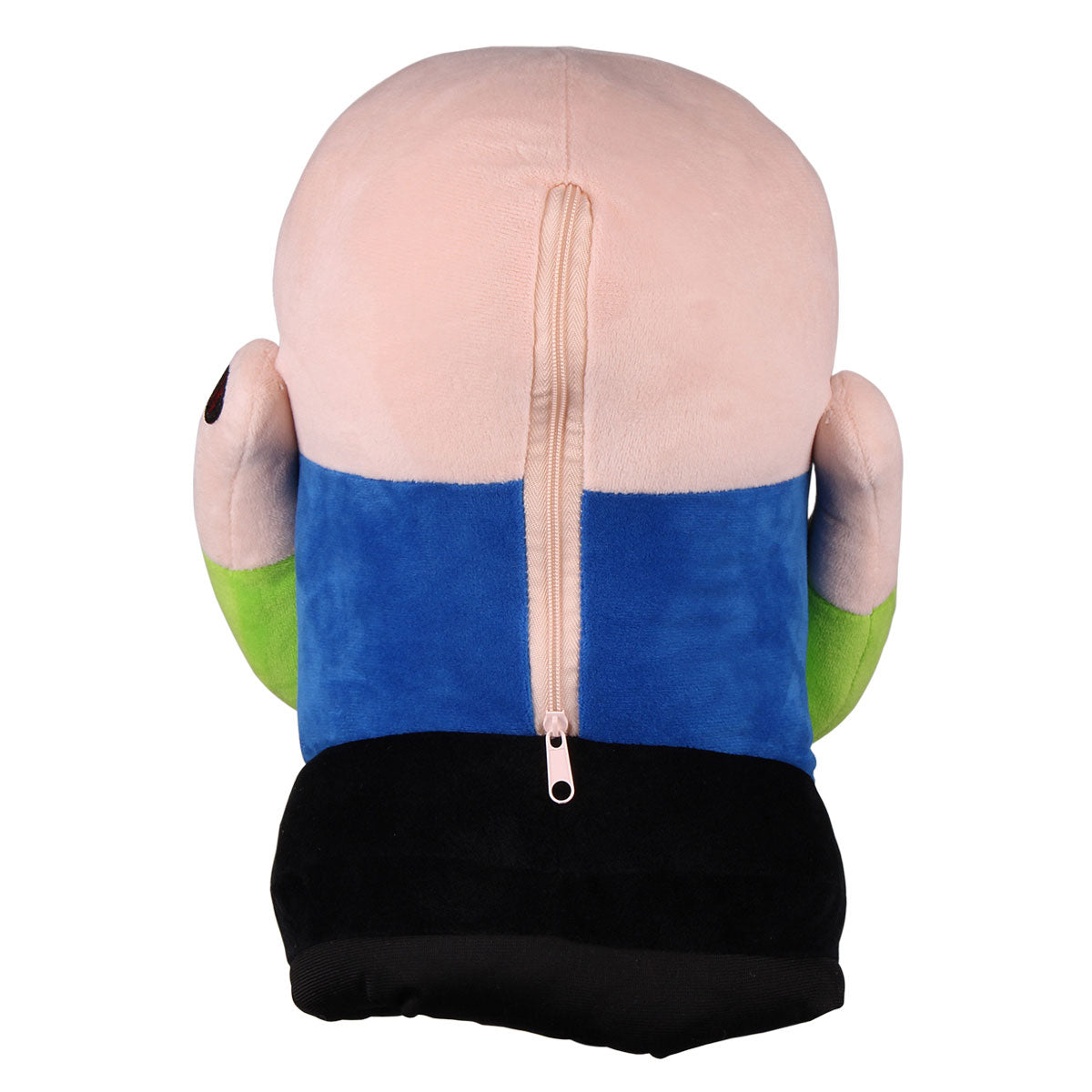 back view of the Intech Moonman Farting Driver Headcover with zippered closure