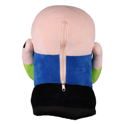 back view of the Intech Moonman Farting Driver Headcover with zippered closure