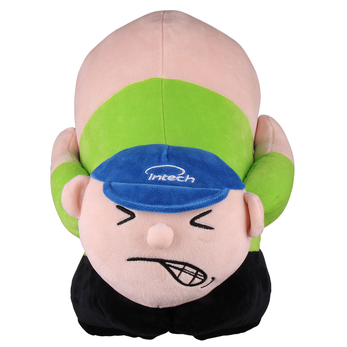 front view of the Intech Moonman Farting Driver Headcover with expression on the face