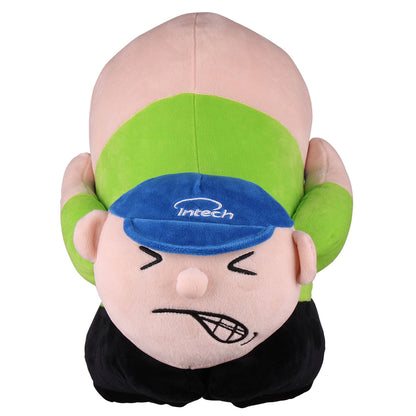 front view of the Intech Moonman Farting Driver Headcover with expression on the face